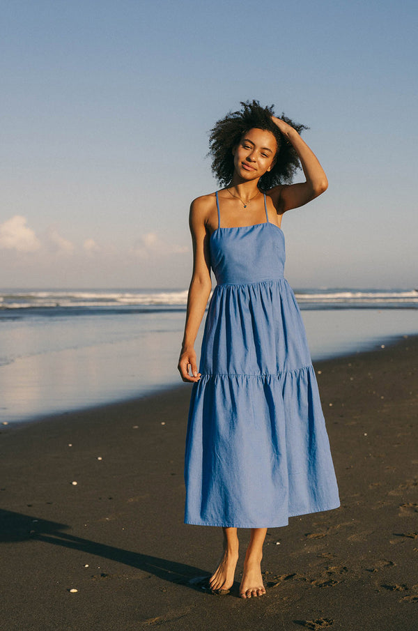 Romantic Cornflower Blue Dress