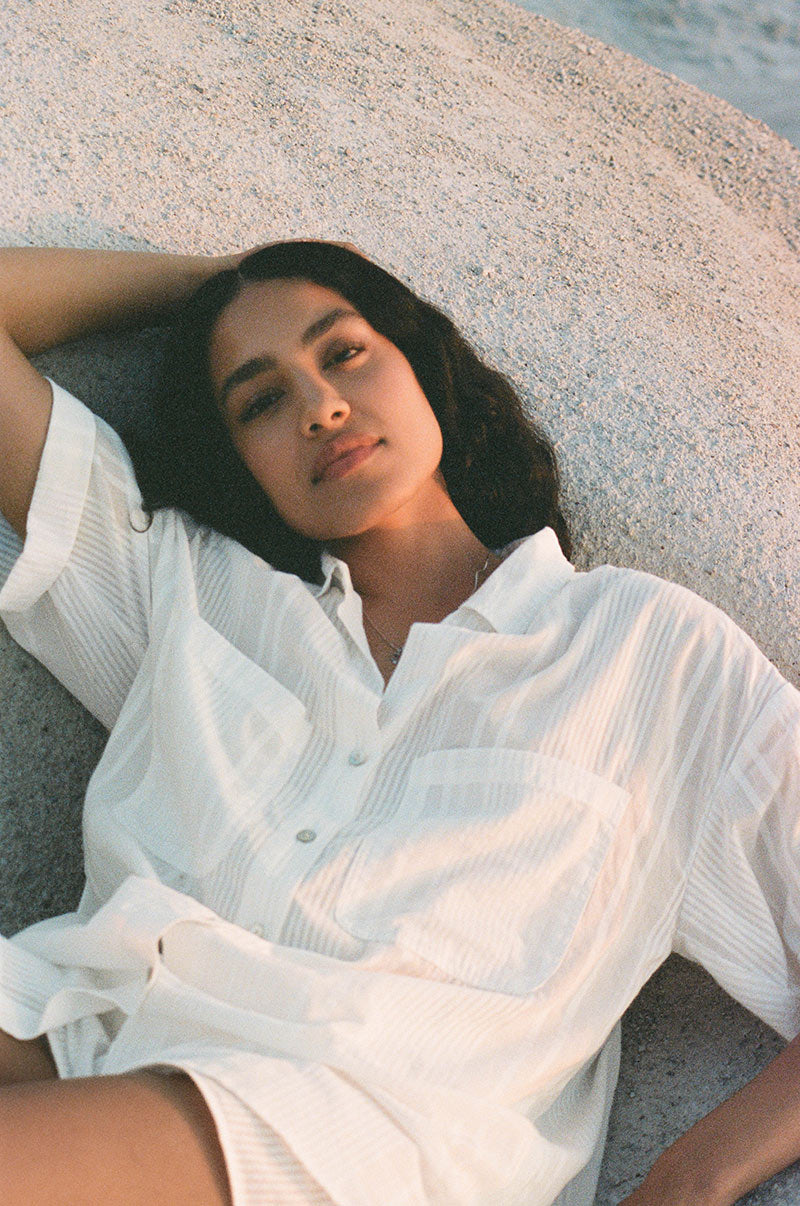 Off-white cute luxury summer pyjama set