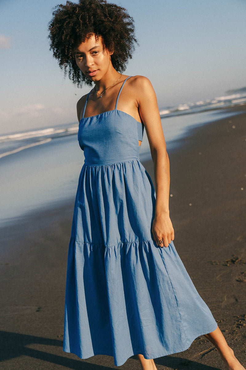 Romantic Cornflower Blue Dress