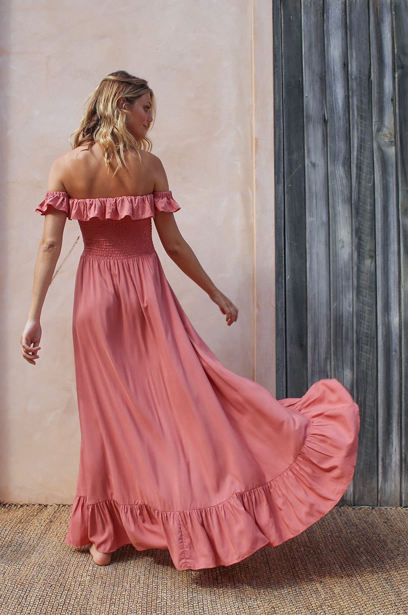 UDAIPUR Dress - dark blush ecovero